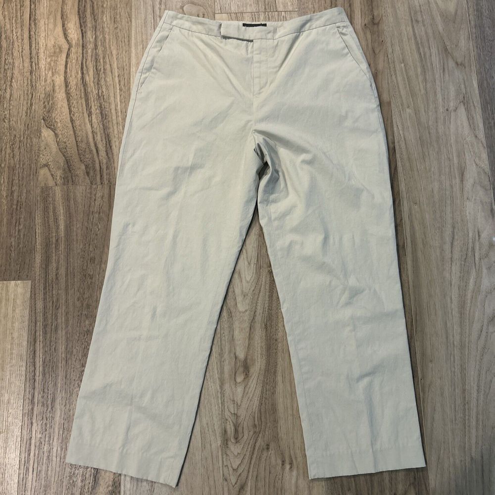 BANANA REPUBLIC Cotton Nylon Stretch Straight leg Khaki Pants 10 31x26‎